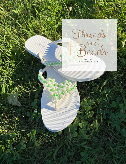 Handmade Beaded Flip-Flops – Unique, Stylish & Comfy Footwear